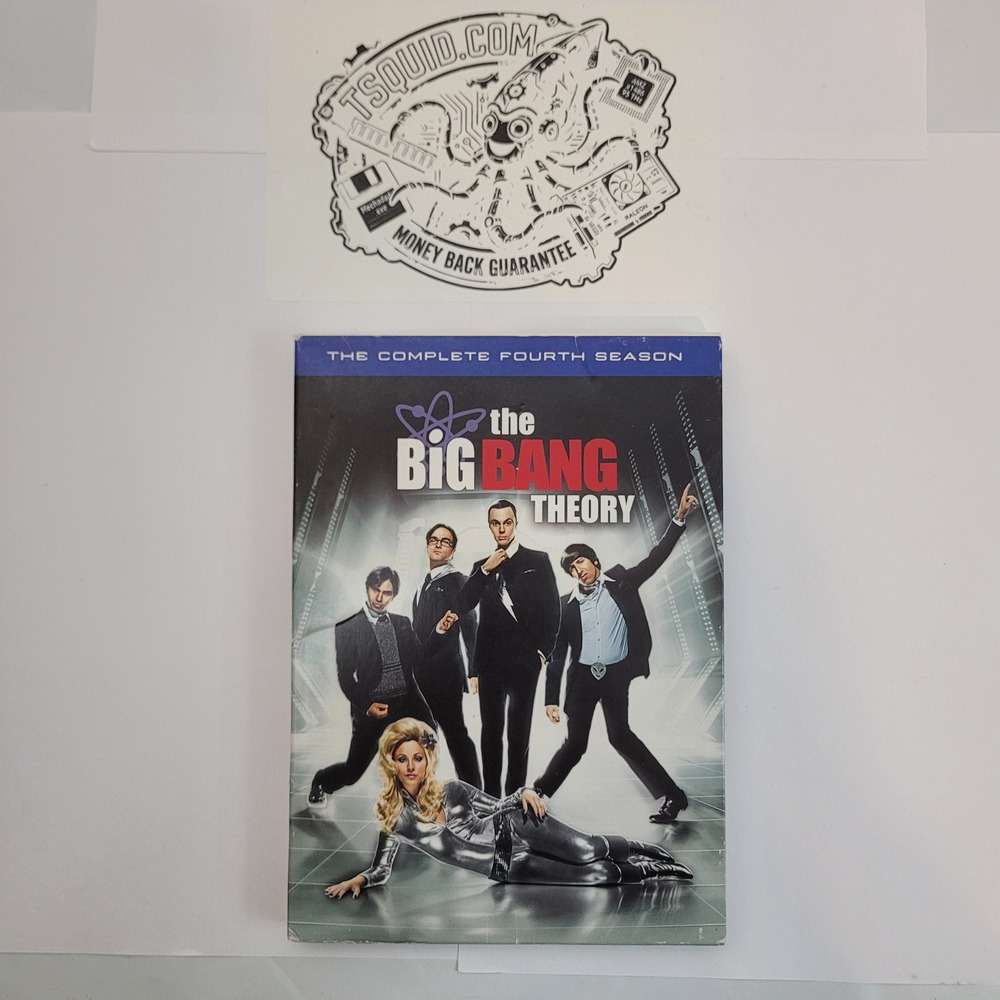 Warner Bros The Big Bang Theory DVD Fourth Season 4 Set Sitcom Comedy